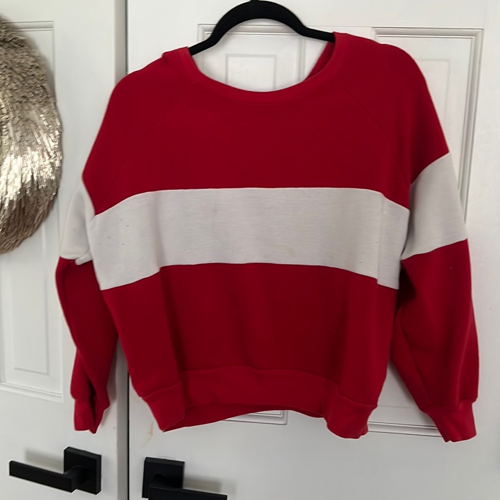 Reformation cropped sweatshirt